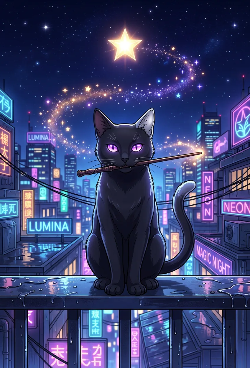 I Rescued a Talking Cat and Now I Fight Monsters in a Sparkly Outfit?!
